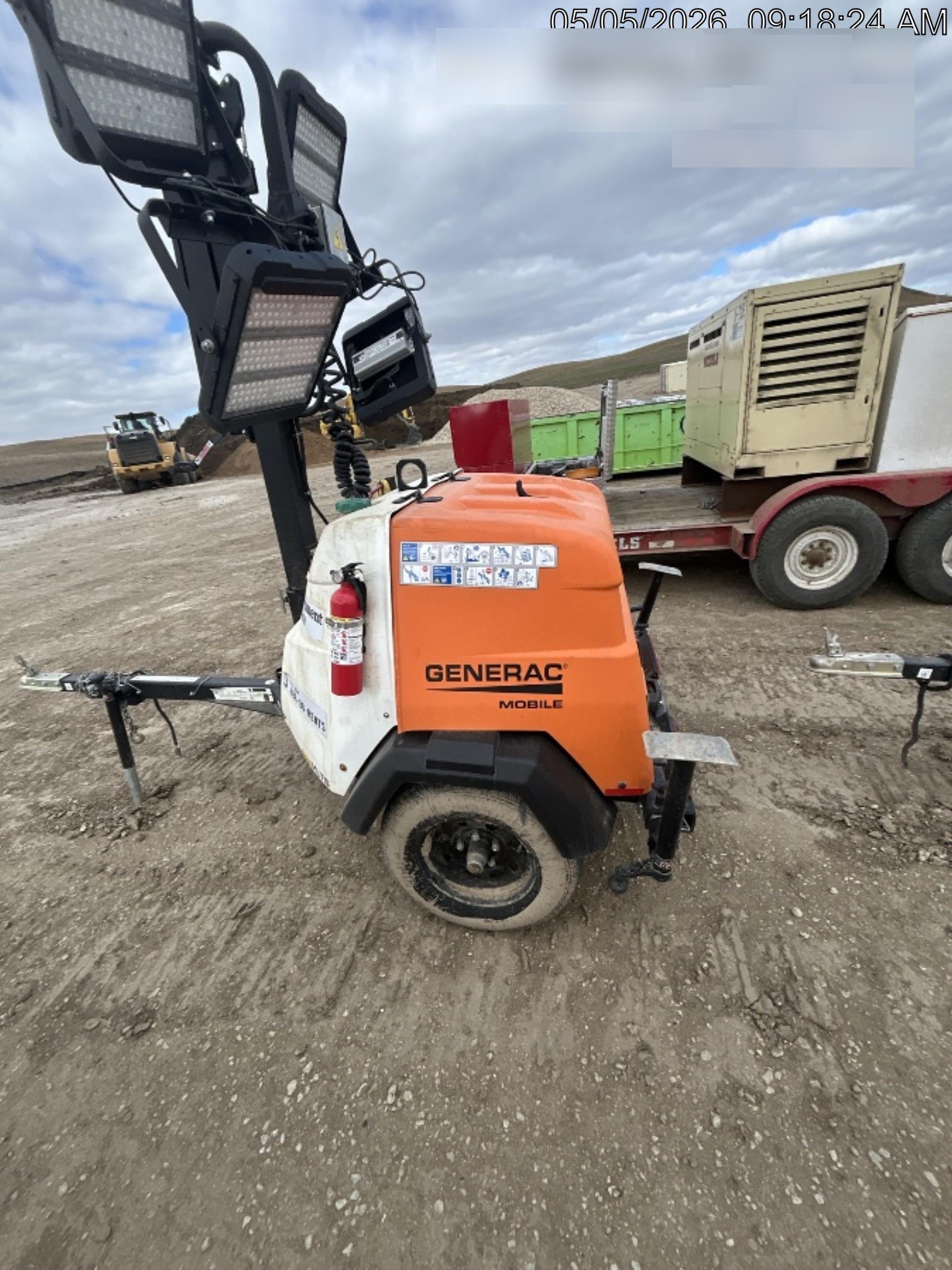 2024 Generac MLT2 Diesel, Flex Switch 120V Input, Powerzone Controller, 
(4) 320W LED Lights, 4kW Generator, 39.9 Gal Fuel Tank, 2" Ball, T3