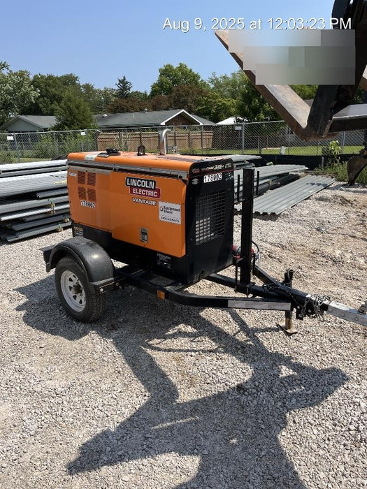 2021 Lincoln Electric Vantage 322 Vantage 322 Ready Pak 3 w/ Decals, ORANGE (includes trailer, cable rack, fender light kit) NO Telematics