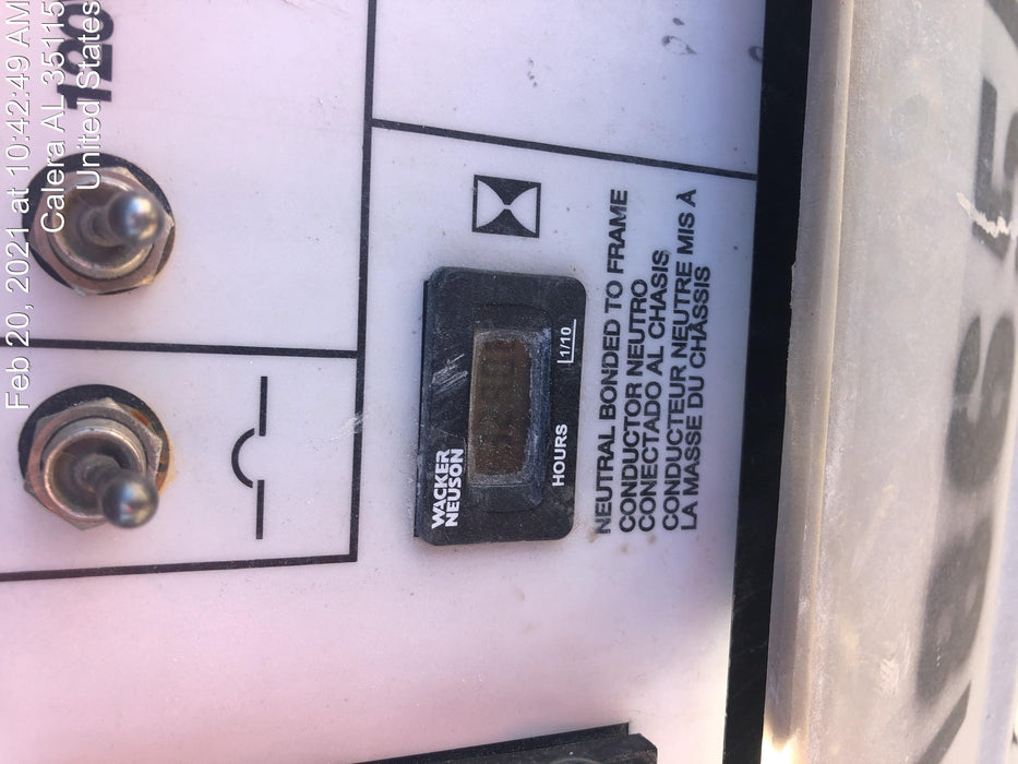 2018 Wacker Neuson LTV6L-MH Wacker Neuson LTV6L Mobile Light Tower w/Fuel Level Sensor Installed