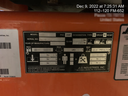 2021 JLG 450AJ