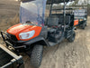 2022 Kubota RTV-X1140W-H Plastic Canopy, Windshield Acrylic Clear, LED Strobe Light, Wire Harness Kit, Back up Alarm