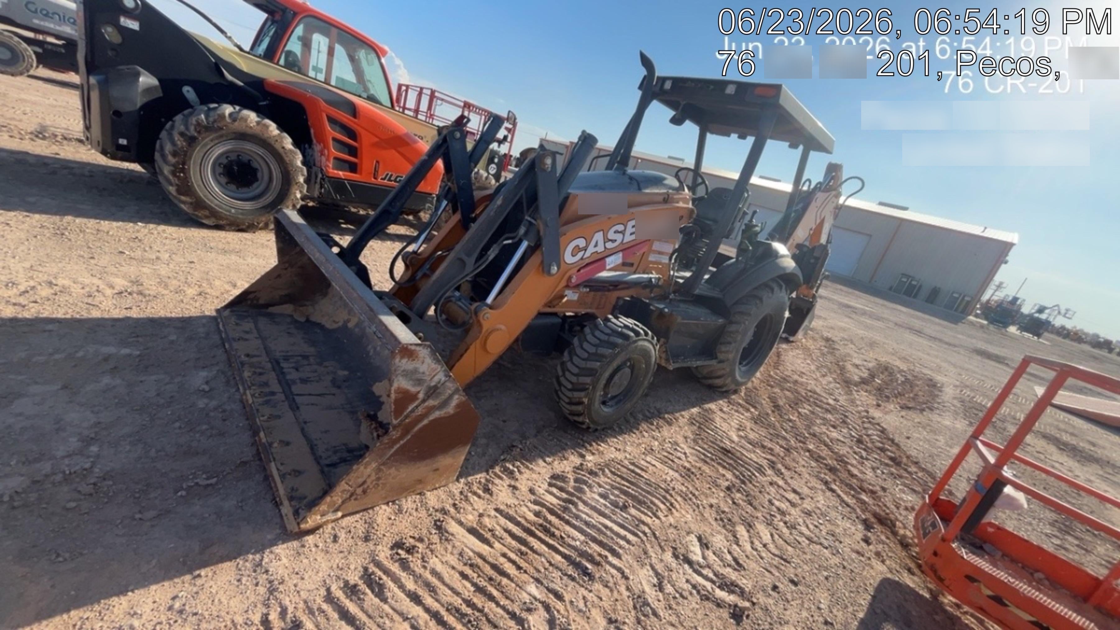 2019 Case 580N EP Canopy, 4WD, GP Front Bucket, Standard Stick, 1 Way Aux Hydraulics, ISO Controls