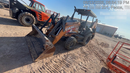 2019 Case 580N EP Canopy, 4WD, GP Front Bucket, Standard Stick, 1 Way Aux Hydraulics, ISO Controls
