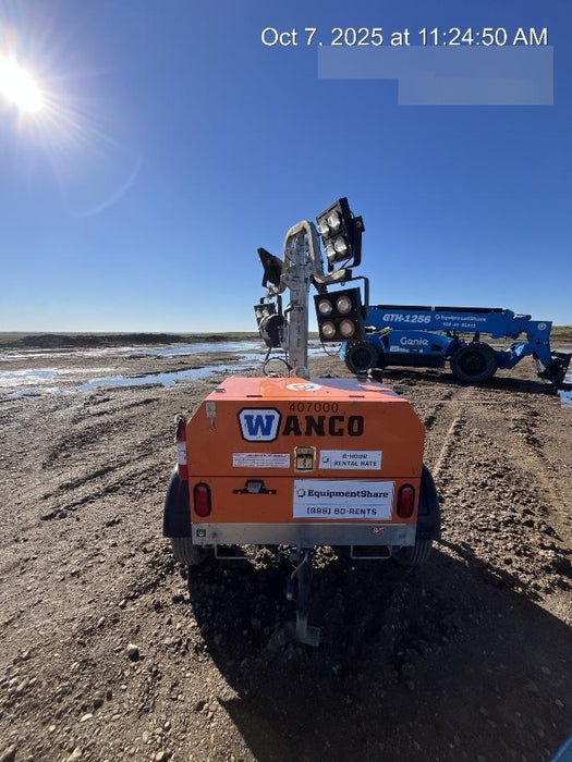 2024 Wanco WLTT-4MM4K Diesel, Deep Sea Controller, Shore Power Plug, Auto Start, (4) 350W LED Floodlights, 4kW Generator, 60 Gal Fuel Tank, 2" Ball, T3