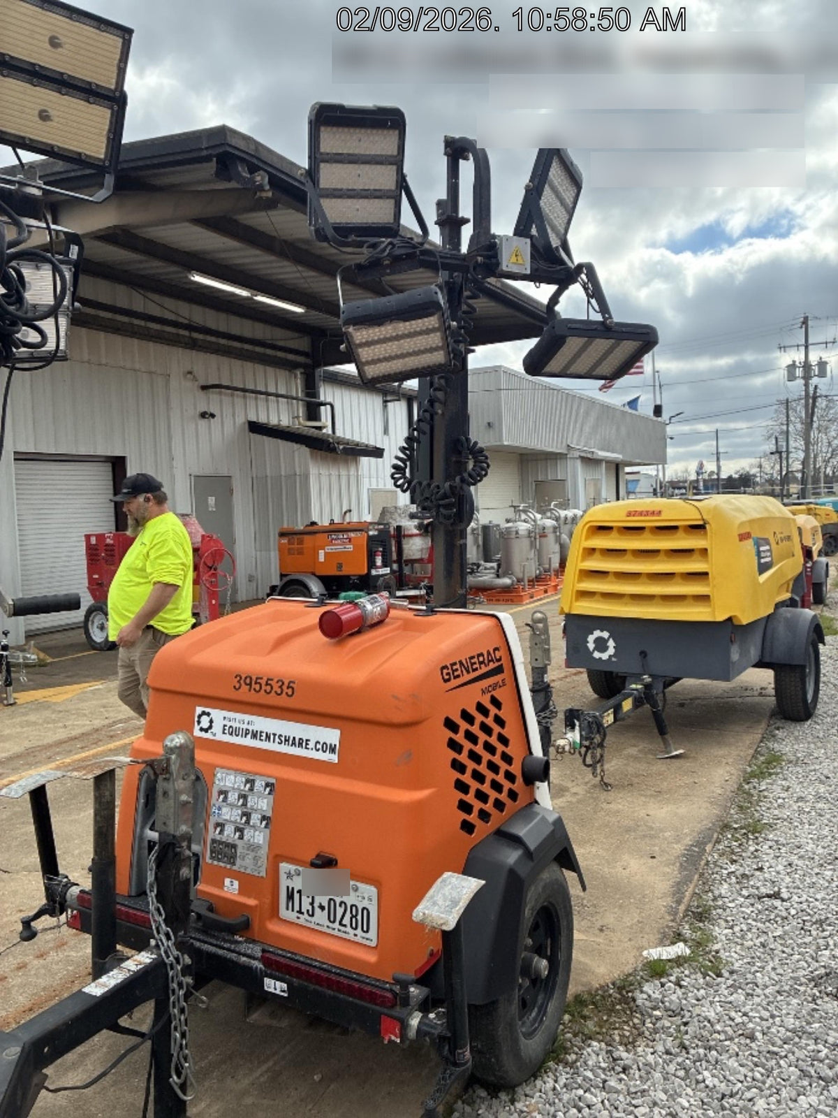 2024 Generac MLT2 Diesel, Flex Switch 120V Input, Powerzone Controller, 
(4) 320W LED Lights, 4kW Generator, 39.9 Gal Fuel Tank, 2" Ball, T3