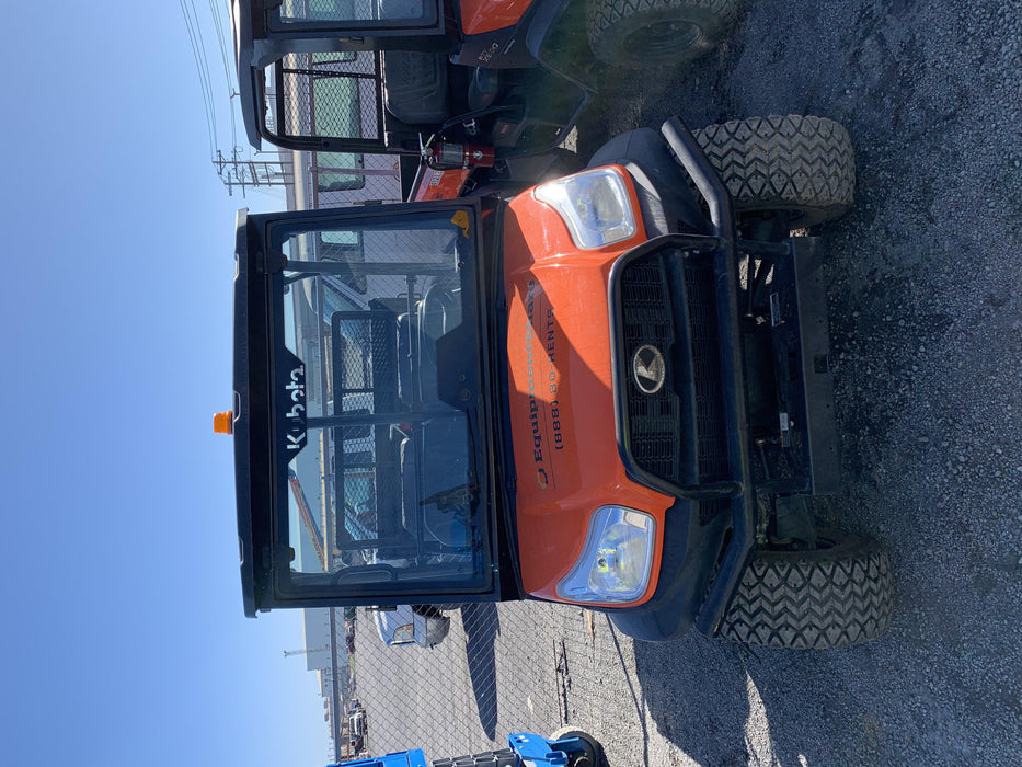 Kubota RTV-X1140W-H Kubota RTVX1140WH 4wd Utility Cart, LED Strobe, Windshield Tempered Glass, Pastic Canopy, Wire Harness Kit, Backup Alarm