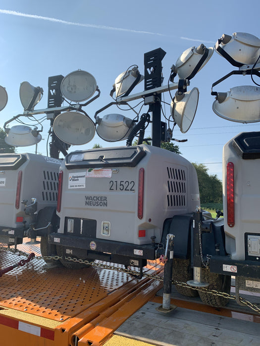 2019 Wacker Neuson LTV6L-MH Wacker Neuson LTV6L Mobile Light Tower w/Fuel Level Sensor Installed
