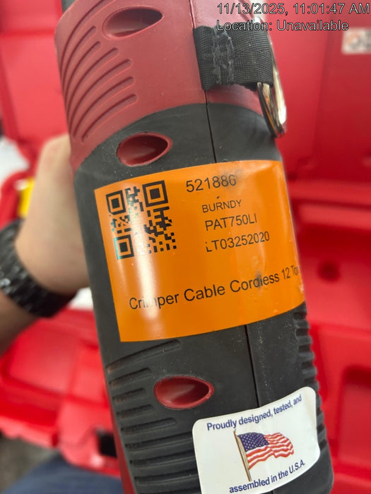 2025 BURNDY PAT750LI