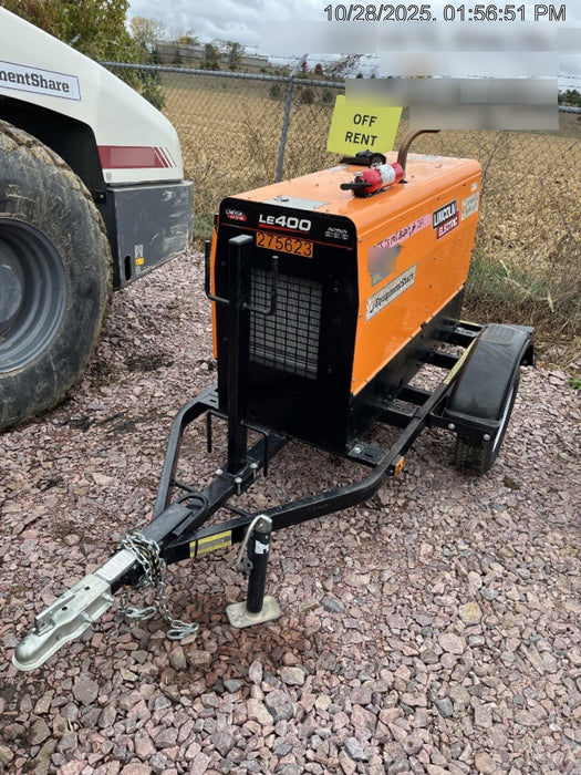 2022 Lincoln Electric LE400 Kubota V1505, Trlr, Cable Rack, Light Kit, ES Decals, T3