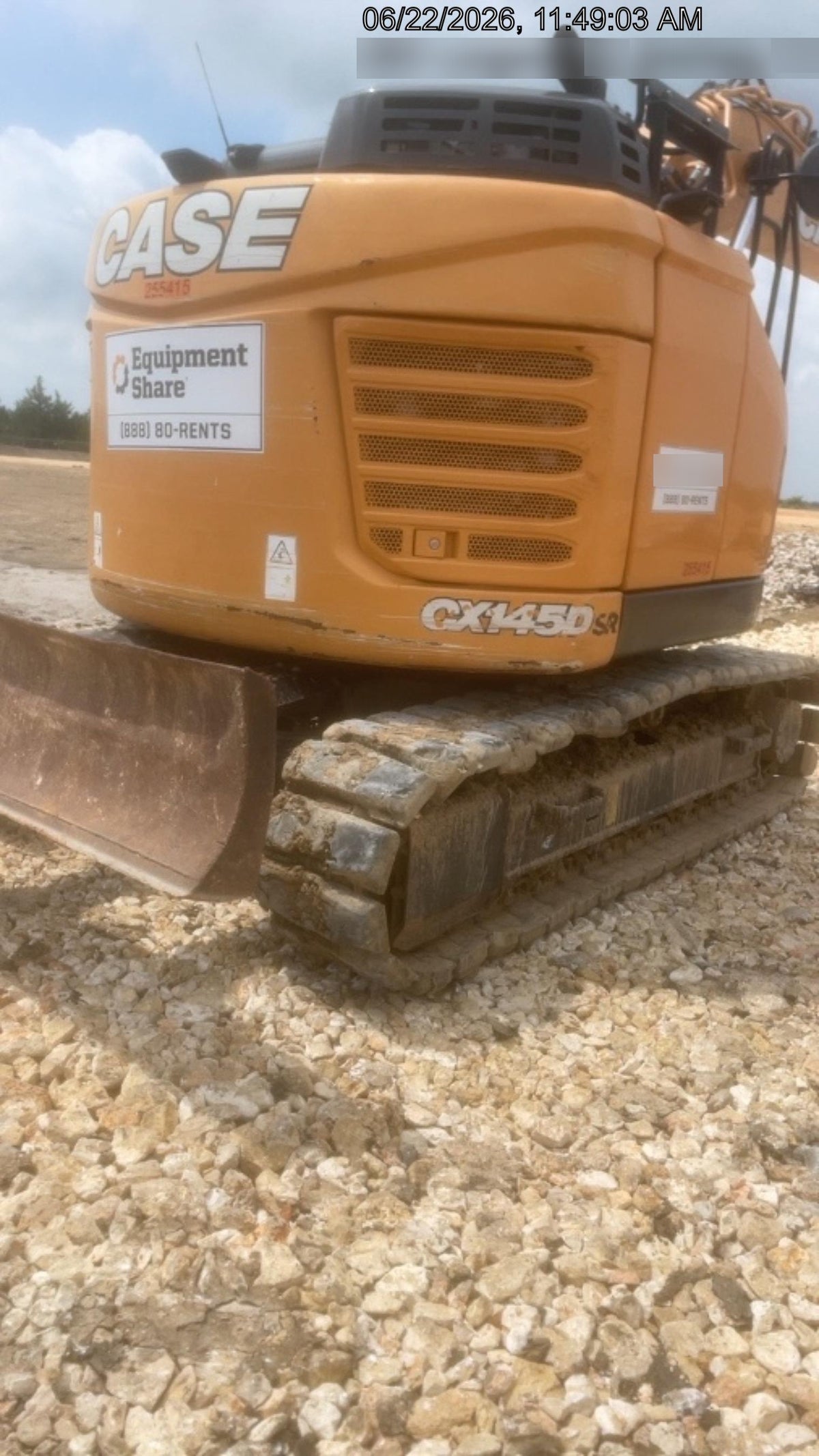 2022 CASE CX145D SR