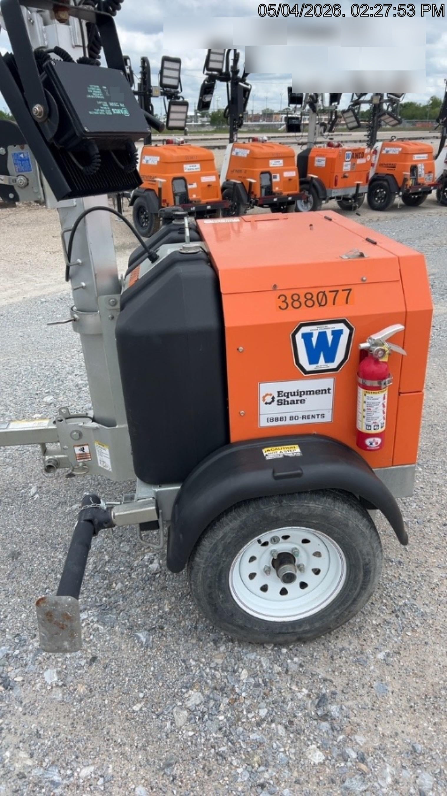 2024 Wanco WLTT-4MM4K Diesel, Deep Sea Controller, Shore Power Plug, Auto Start, (4) 350W LED Floodlights, 4kW Generator, 60 Gal Fuel Tank, 2" Ball, T3
