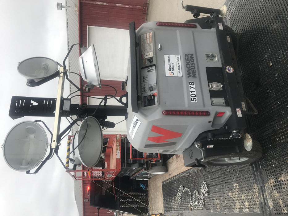 2019 Wacker Neuson LTV6L-MH Mobile Light Tower w/Fuel Level Sensor Installed