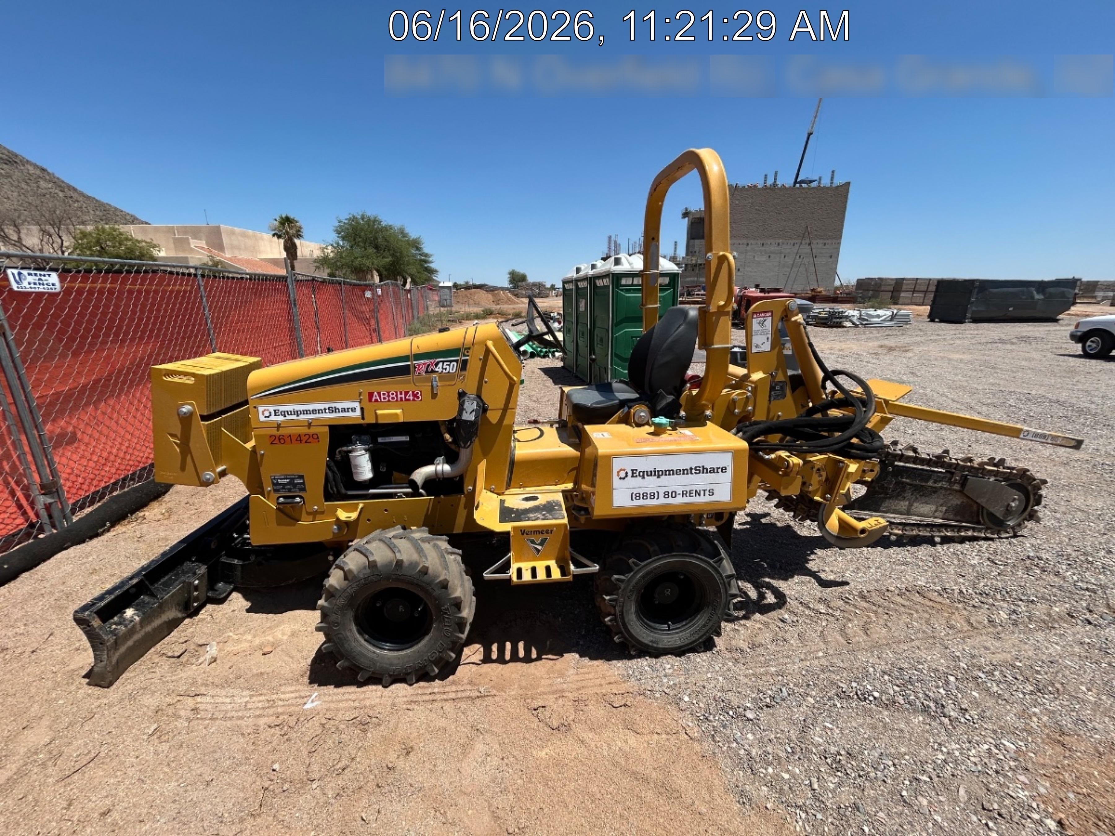 2022 VERMEER RTX450