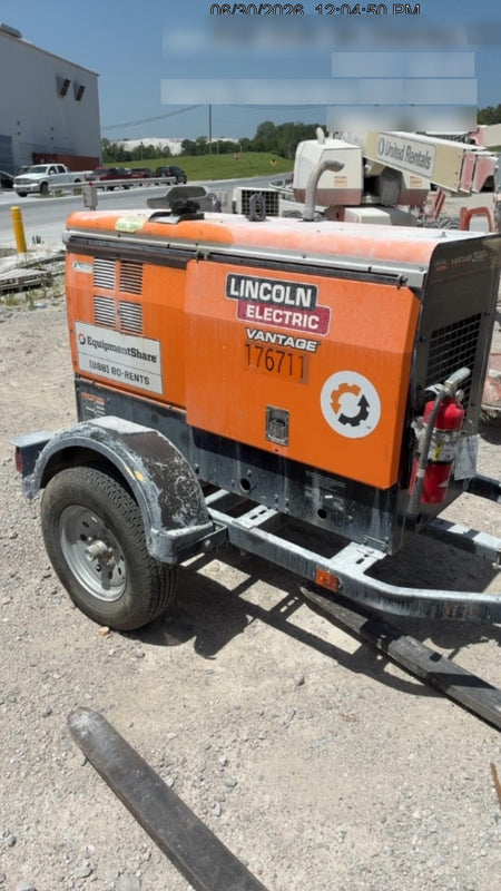 2022 Lincoln Electric LE400 Kubota V1505, Trlr, Cable Rack, Light Kit, ES Decals, T3