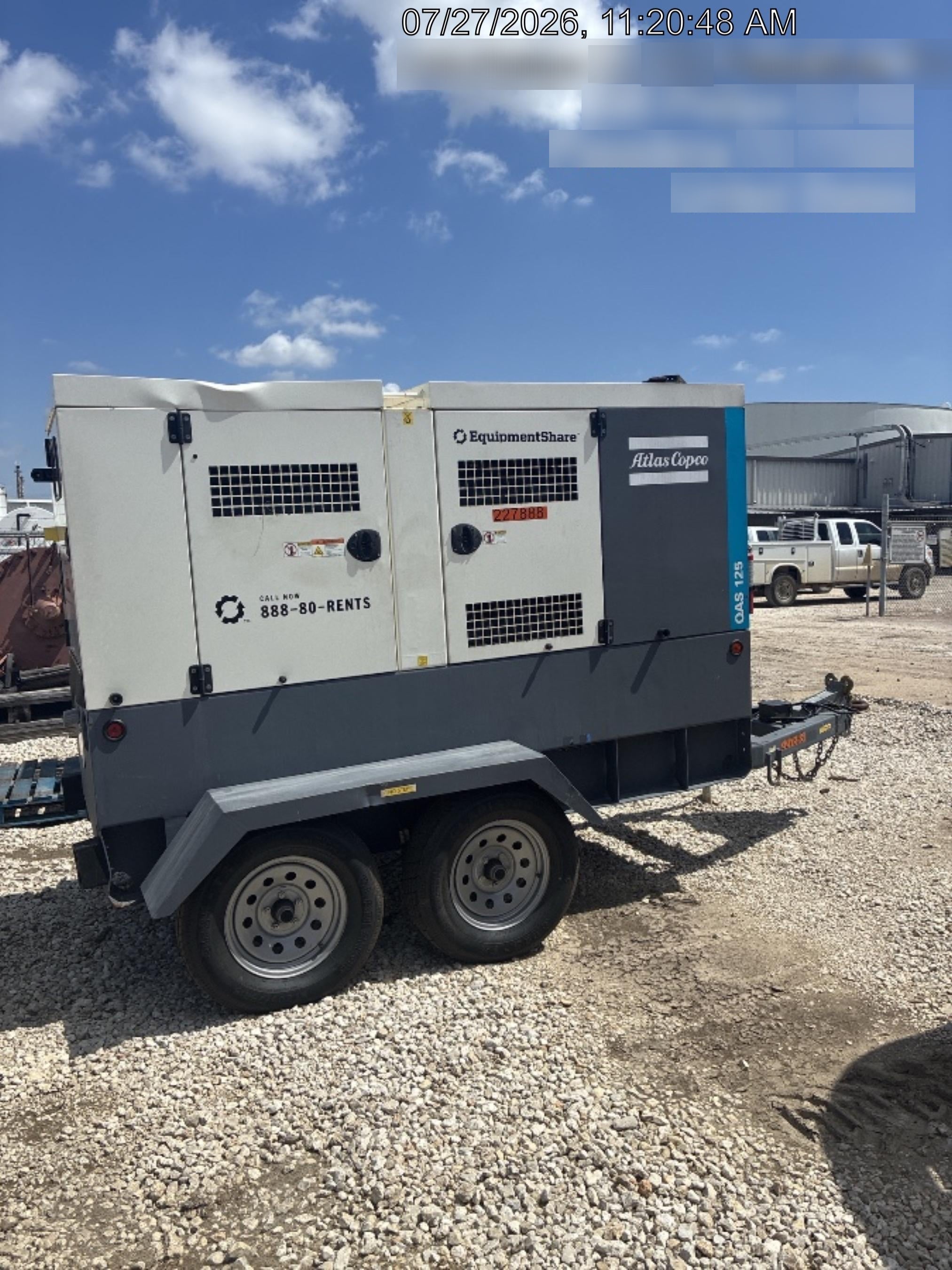 2022 ATLAS COPCO QAS 125