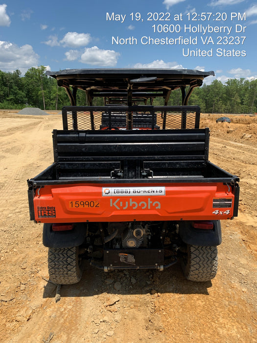 2021 Kubota RTV-X1140W-H Plastic Canopy, Windshield Acrylic Clear, LED Strobe Light, Wire Harness Kit, Back up Alarm
