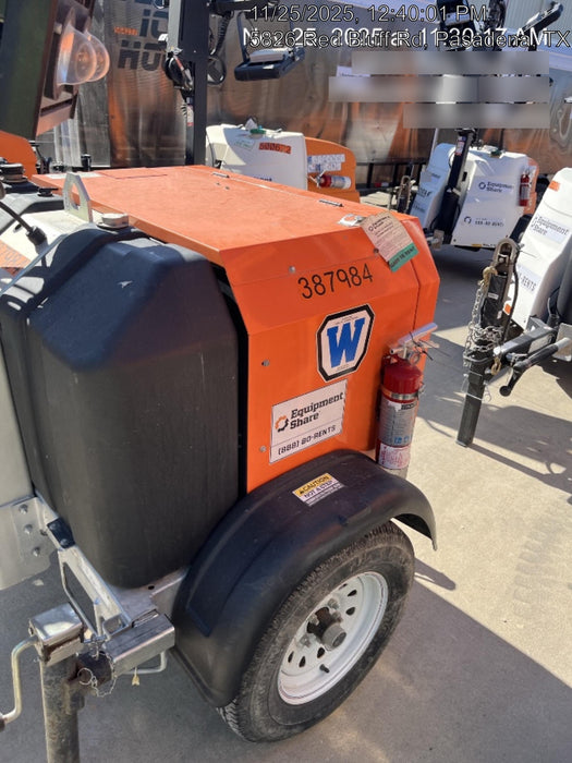 2024 Wanco WLTT-4MM4K Diesel, Deep Sea Controller, Shore Power Plug, Auto Start, (4) 350W LED Floodlights, 4kW Generator, 60 Gal Fuel Tank, 2" Ball, T3