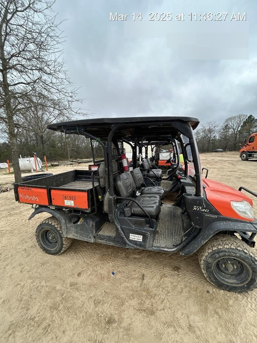 2022 Kubota RTV-X1140W-H Plastic Canopy, Windshield Acrylic Clear, LED Strobe Light, Wire Harness Kit, Back up Alarm