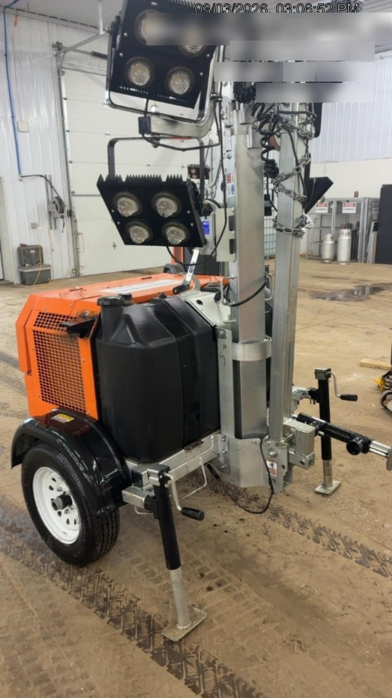 2024 Wanco WLTT-4MM4K Diesel, Deep Sea Controller, Shore Power Plug, Auto Start, (4) 350W LED Floodlights, 4kW Generator, 60 Gal Fuel Tank, 2" Ball, T3
