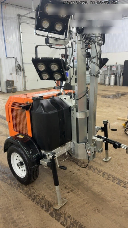 2024 Wanco WLTT-4MM4K Diesel, Deep Sea Controller, Shore Power Plug, Auto Start, (4) 350W LED Floodlights, 4kW Generator, 60 Gal Fuel Tank, 2" Ball, T3