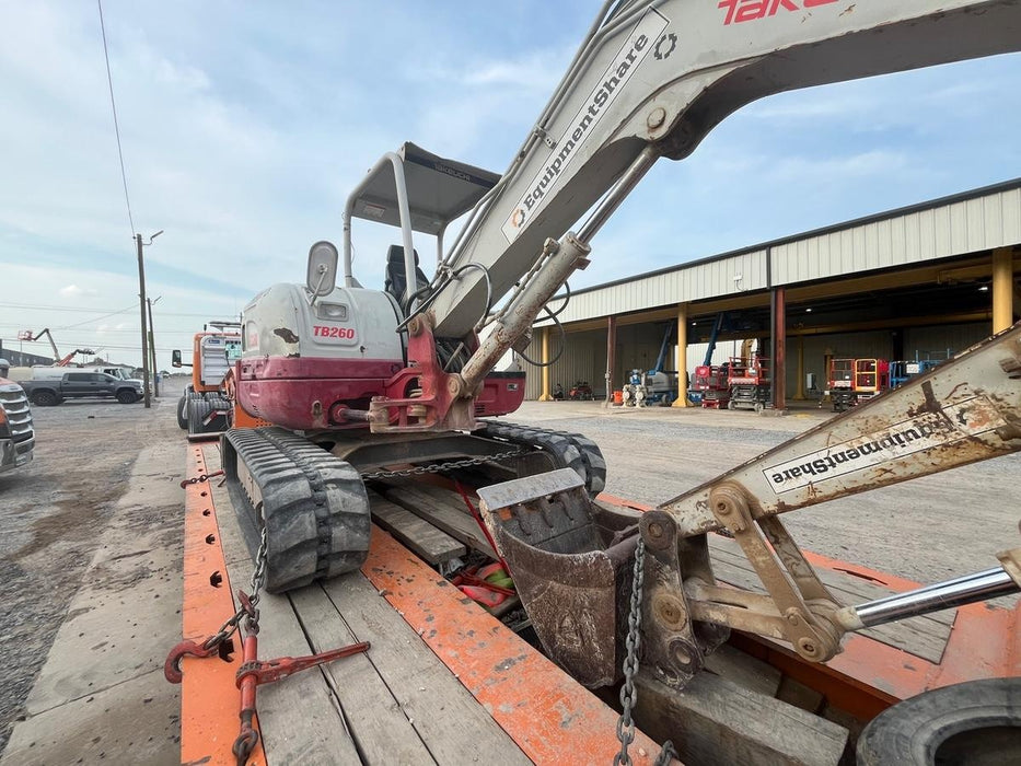 2019 Takeuchi TB260 Takeuchi TB260 Canopy w/Rubber Tracks, Auxiliary Hydraulics, Standard Blade, Manual QC