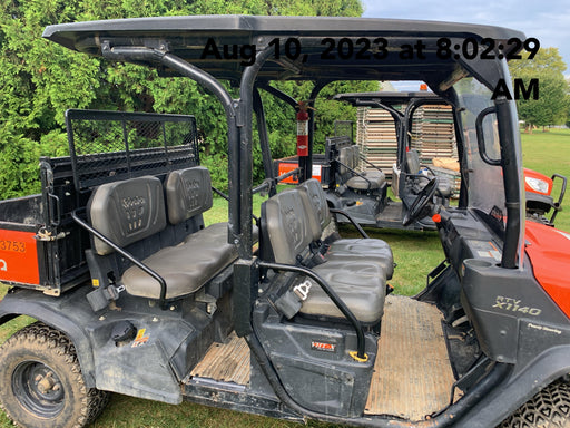 Kubota RTV-X1140W-H Plastic Canopy, Windshield Acrylic Clear, LED Strobe Light, Wire Harness Kit, Back up Alarm