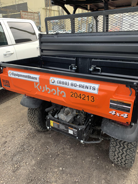 2022 Kubota RTV-X1140W-H Plastic Canopy, Windshield Acrylic Clear, LED Strobe Light, Wire Harness Kit, Back up Alarm