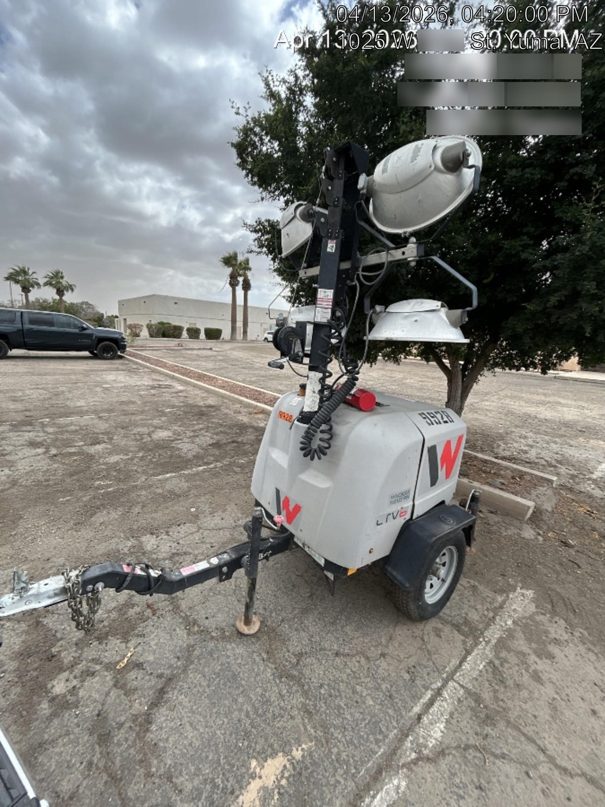 Wacker Neuson LTV6K-MH Wacker Neuson LTV6K Towable Light Tower
