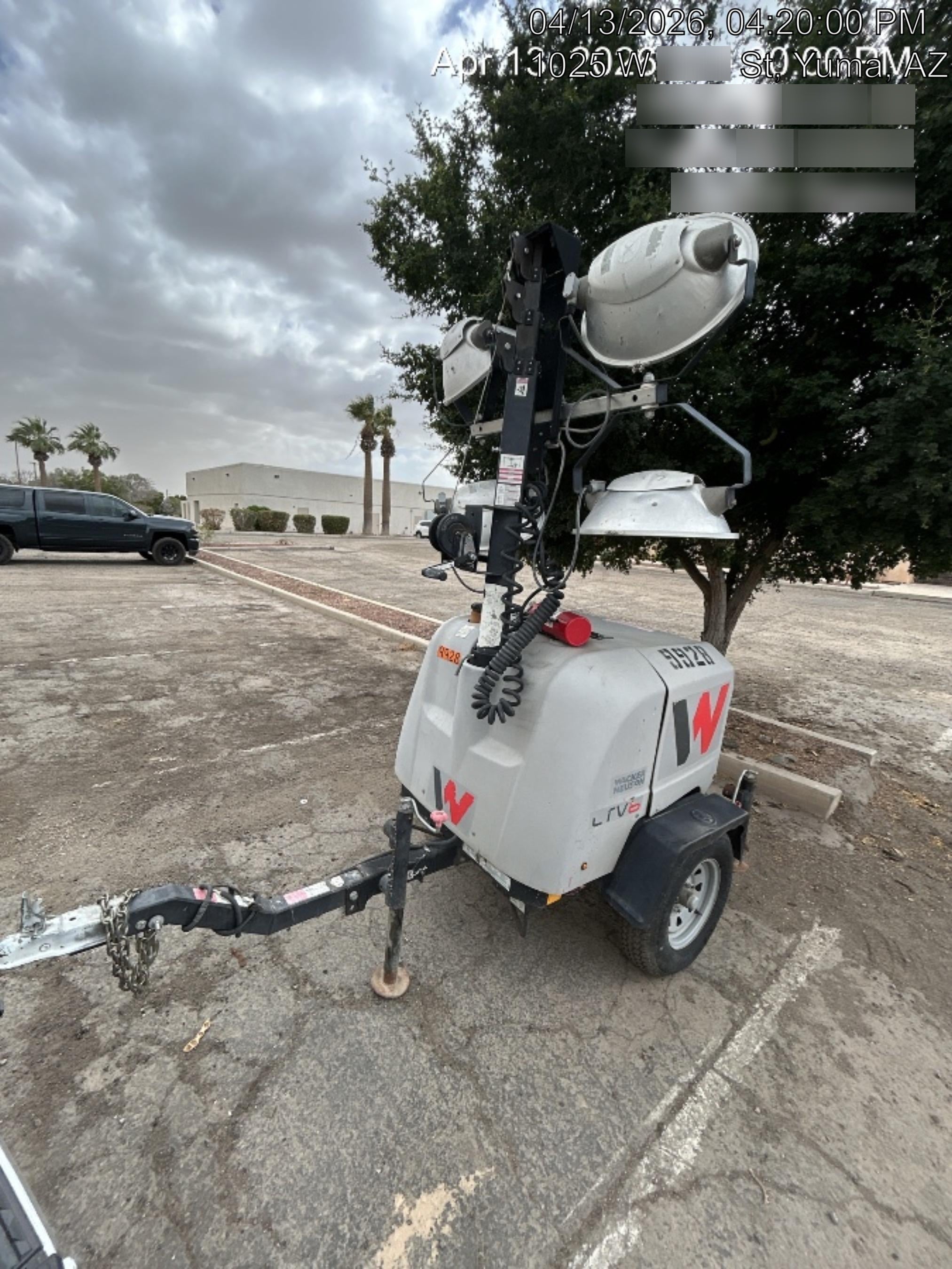 Wacker Neuson LTV6K-MH Wacker Neuson LTV6K Towable Light Tower