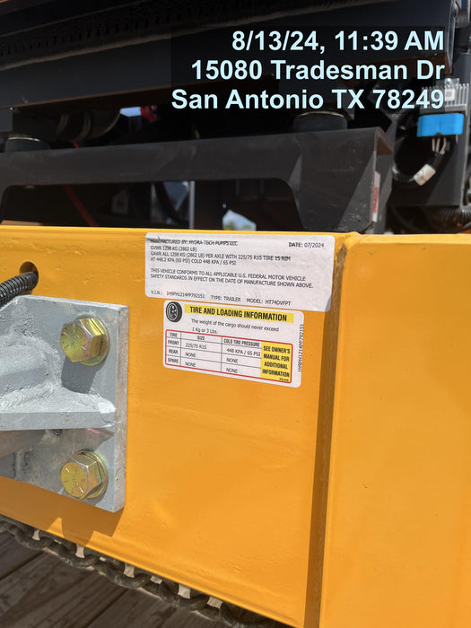 2024 HYDRA TECH HT74D/VFPT