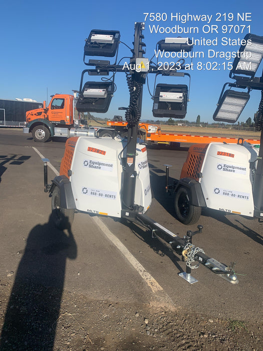 2023 Generac MLT2 Diesel, Flex Switch 120V Input, Powerzone Controller, (4) 320W LED Lights, 4kW Generator, 39.9 Gal Fuel Tank, 2" Ball, T3