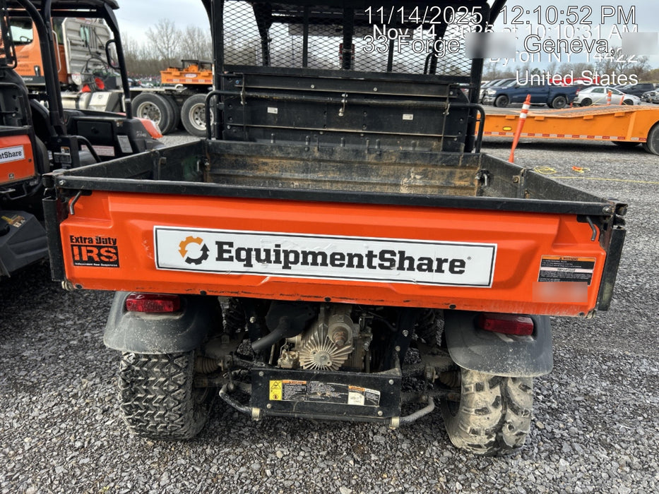 2021 Kubota RTV-X1140W-H Plastic Canopy, Windshield Acrylic Clear, LED Strobe Light, Wire Harness Kit, Back up Alarm