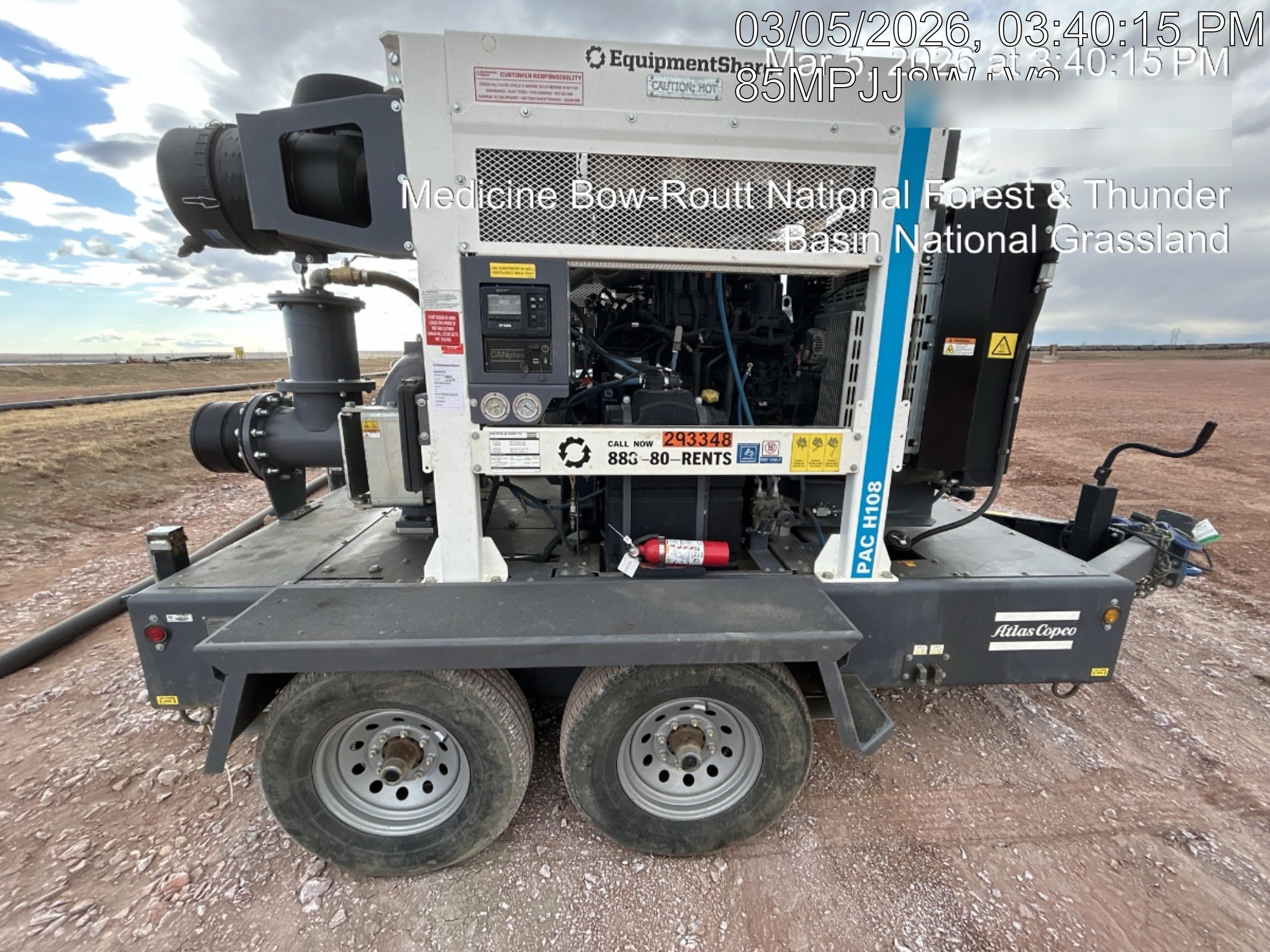 2023 ATLAS COPCO PAC H108 JD