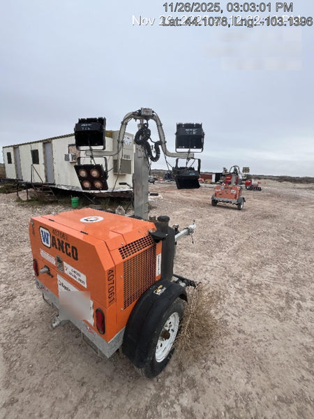 2024 Wanco WLTT-4MM4K Diesel, Deep Sea Controller, Shore Power Plug, Auto Start, (4) 350W LED Floodlights, 4kW Generator, 60 Gal Fuel Tank, 2" Ball, T3
