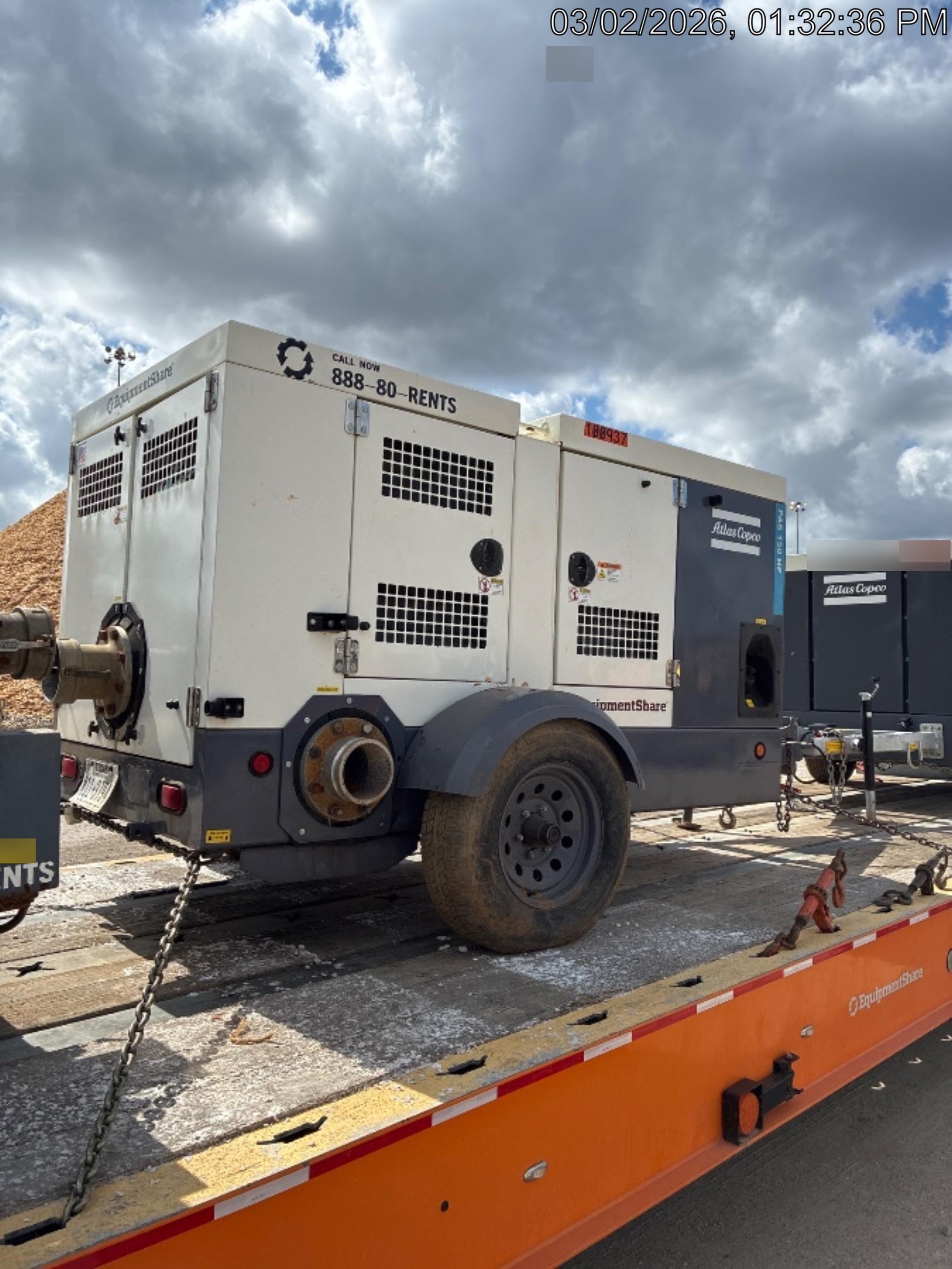 2020 ATLAS COPCO PAS 150 HF CS Enclosed