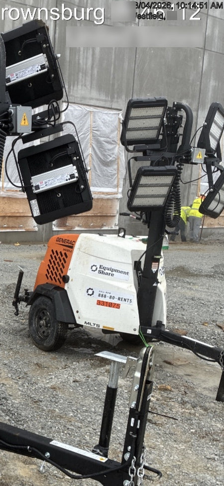 2023 Generac MLT2 Diesel, Flex Switch 120V Input, Powerzone Controller, (4) 320W LED Lights, 4kW Generator, 39.9 Gal Fuel Tank, 2" Ball, T3