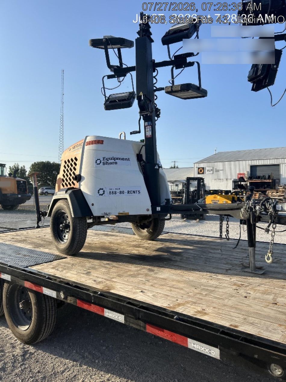 2023 Generac MLT2 Diesel, Flex Switch 120V Input, Powerzone Controller, (4) 320W LED Lights, 4kW Generator, 39.9 Gal Fuel Tank, 2" Ball, T3