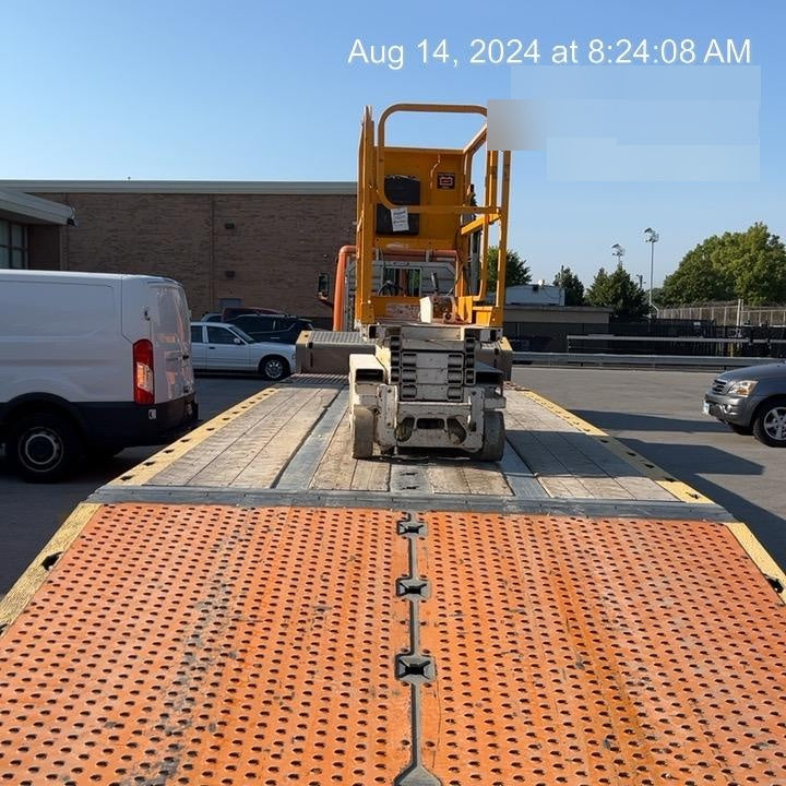 Custom Equipment HB-1430 <ul>
 <li>Hy-Brid Scissor Lift</li>
  <li>Platform capacity up to 670 lbs.</li>
  <li>Working height up to 20 ft</li>
  <li>Weighs under 1,700 lbs.</li>
  <li>Non-marking wheels </li>
</ul>