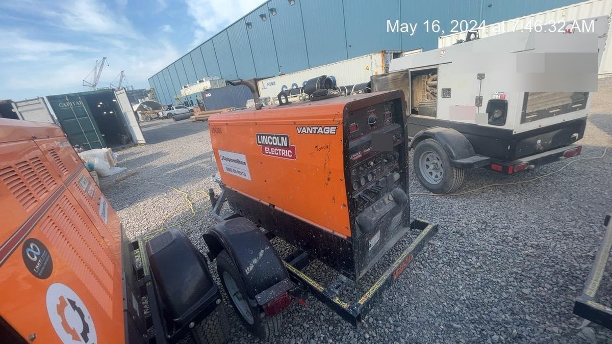 2021 Lincoln Electric Vantage 322 Vantage 322 Ready Pak 3 w/ Decals, ORANGE (includes trailer, cable rack, fender light kit) NO Telematics