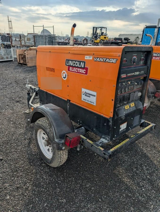 2021 Lincoln Electric Vantage 322 Vantage 322 Ready Pak 3 w/ Decals, ORANGE (includes trailer, cable rack, fender light kit) NO Telematics