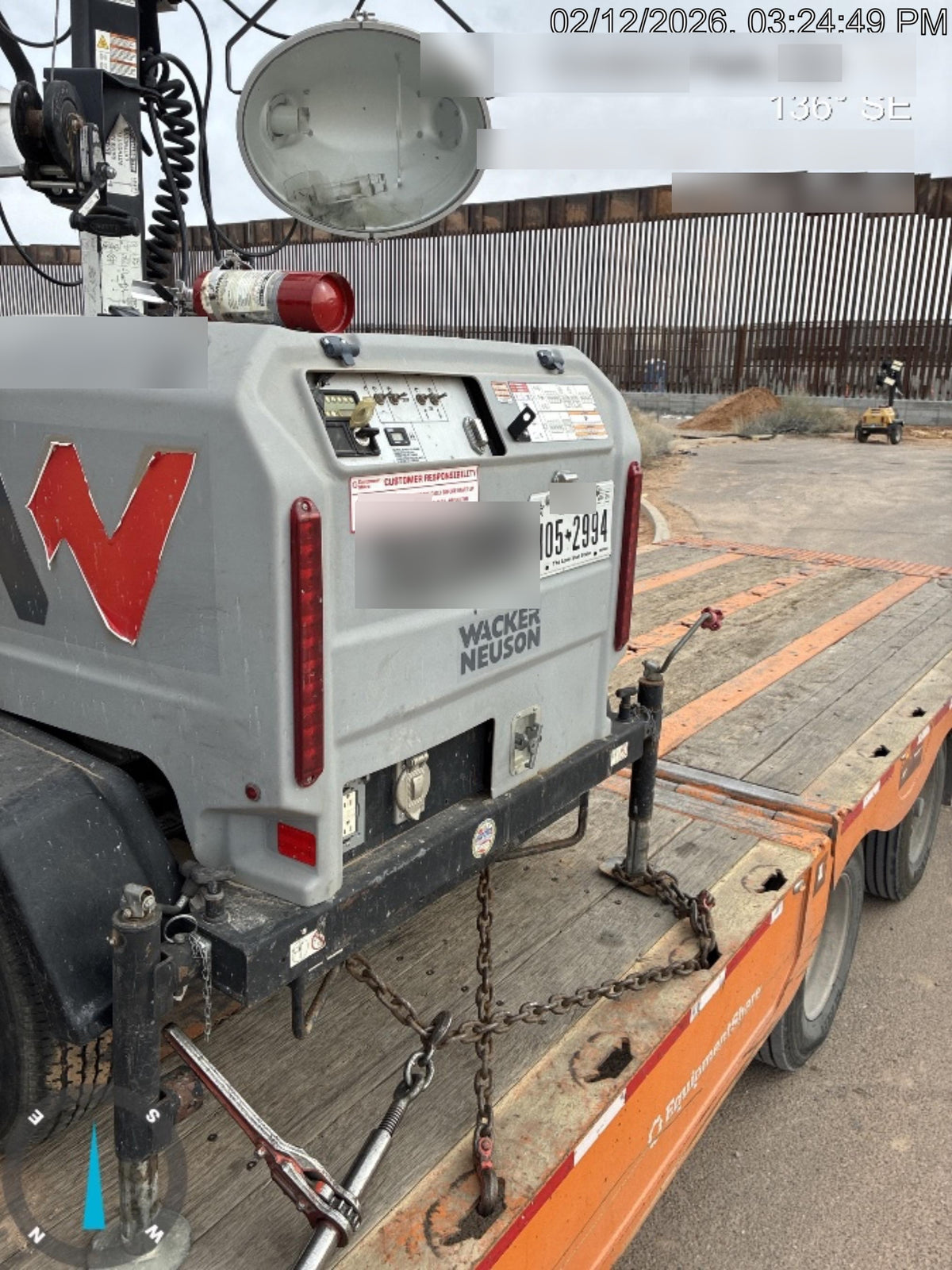 2019 Wacker Neuson LTV6L-MH Standard Options, ES Track Hardware, Fuel Level Sensor