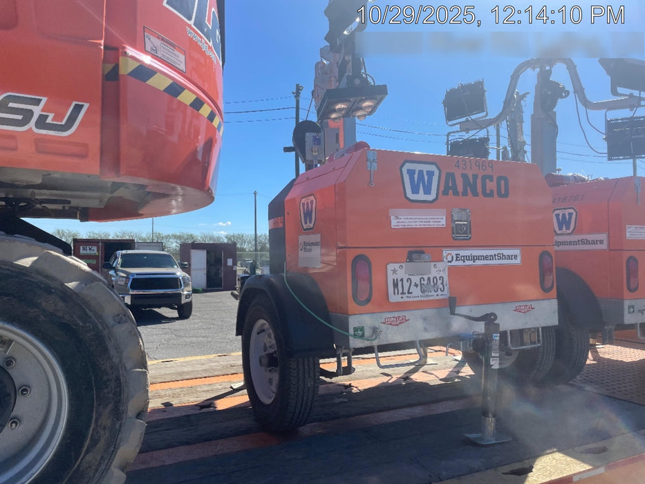 2024 Wanco WLTT-4MM4K Diesel, Deep Sea Controller, Shore Power Plug, Auto Start, (4) 350W LED Floodlights, 4kW Generator, 60 Gal Fuel Tank, 2" Ball, T3