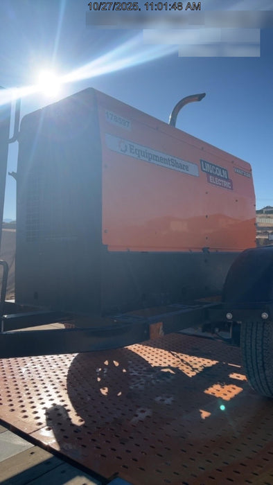 2021 Lincoln Electric Vantage 322 Vantage 322 Ready Pak 3 w/ Decals, ORANGE (includes trailer, cable rack, fender light kit) NO Telematics