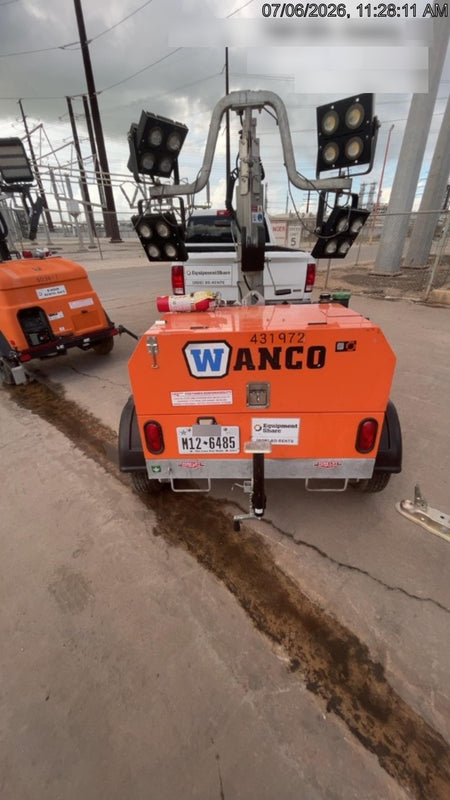 2024 Wanco WLTT-4MM4K Diesel, Deep Sea Controller, Shore Power Plug, Auto Start, (4) 350W LED Floodlights, 4kW Generator, 60 Gal Fuel Tank, 2" Ball, T3