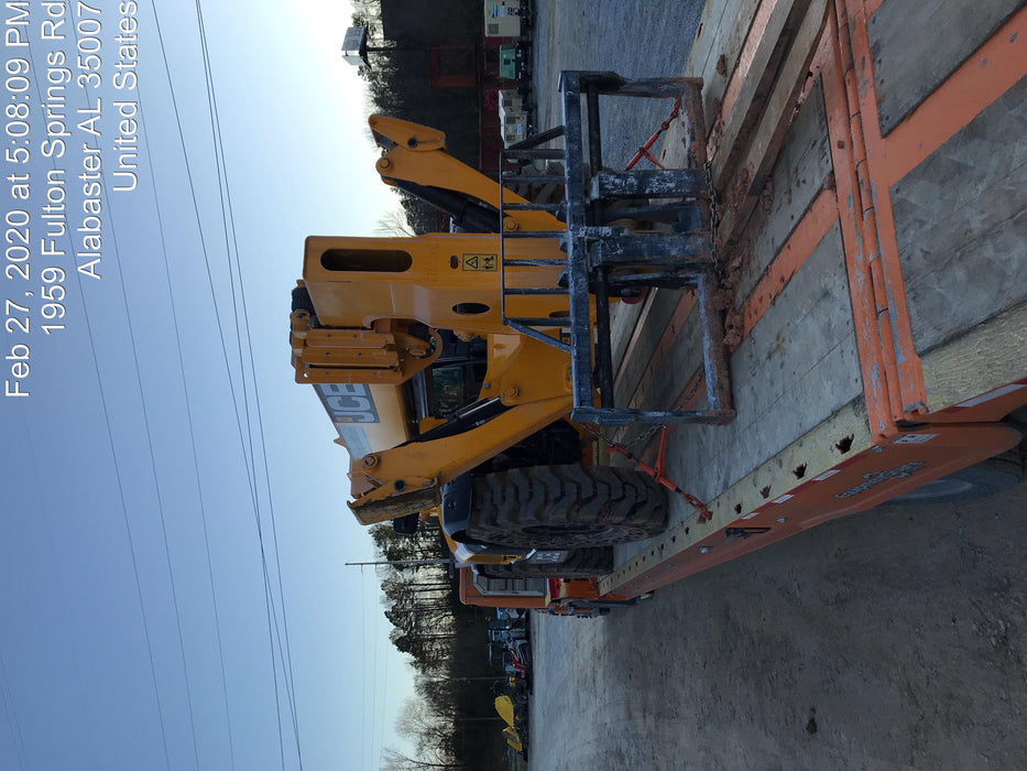 2019 JCB 510-56 Canopy, 74 HP, Solid Tires, STD Worklight, Beacon, Aux Hydraulics, Lifting Eye, Back up Alarm w/66" Carriage/60" Forks
