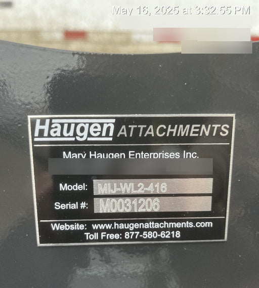 2025 HAUGEN MIJ-WL2-416