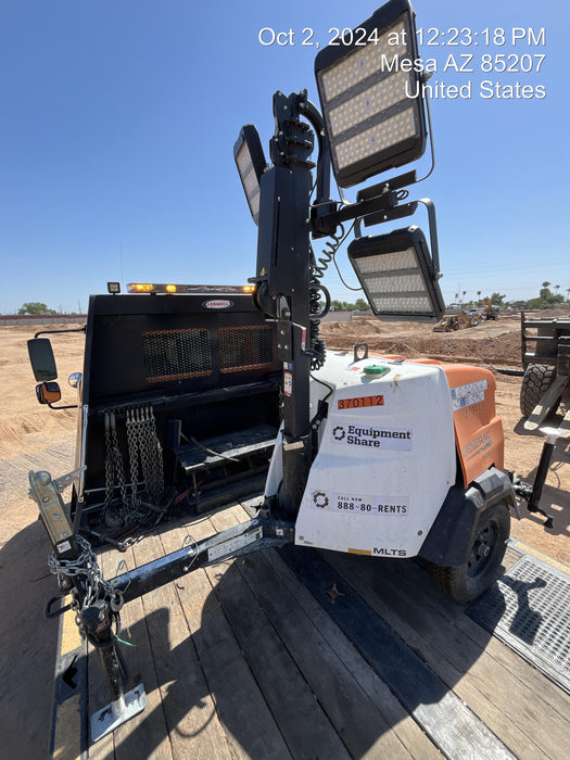 2023 Generac MLT2 Diesel, Flex Switch 120V Input, Powerzone Controller, 
(4) 320W LED Lights, 4kW Generator, 39.9 Gal Fuel Tank, 2" Ball, T3