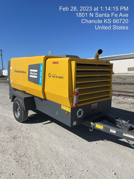2022 ATLAS COPCO XAS 900