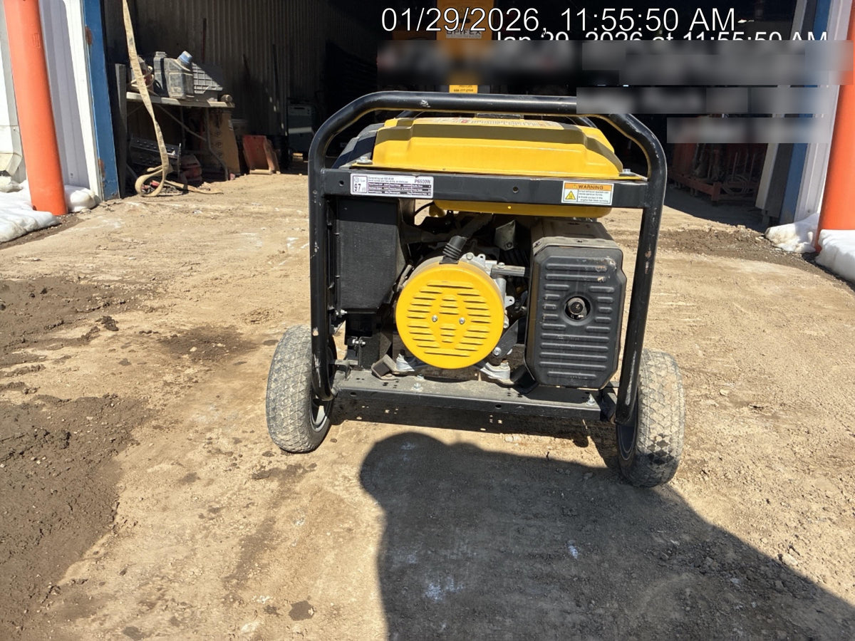 2023 Atlas Copco P6500W 5.5kW, AC390FD Gasoline Engine, Wheel & Handle Kit, (2) 120V Duplex 15A + (1) 120/240V 30A Twist Lock