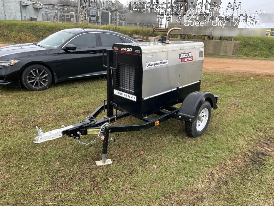 2024 Lincoln Electric LE400 Kubota V1505, Trlr, Cable Rack, Light Kit, ES Decals, T3